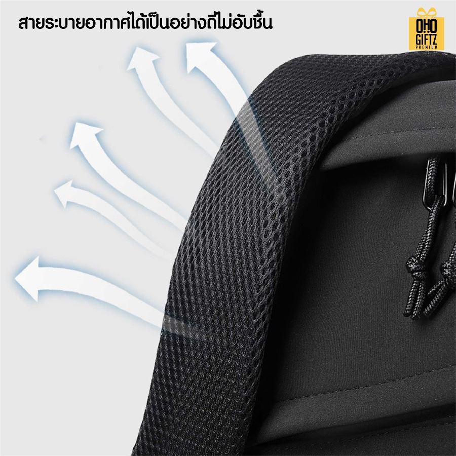 กระเป๋าเป้สะพายหลัง สกรีนโลโก้ ทำเป็นของพรีเมี่ยม