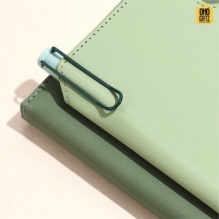 สมุดโน๊ตนักธุรกิจ หนัง PU สกรีนโลโก้ ทำเป็นของพรีเมี่ยม ของชำร่วย