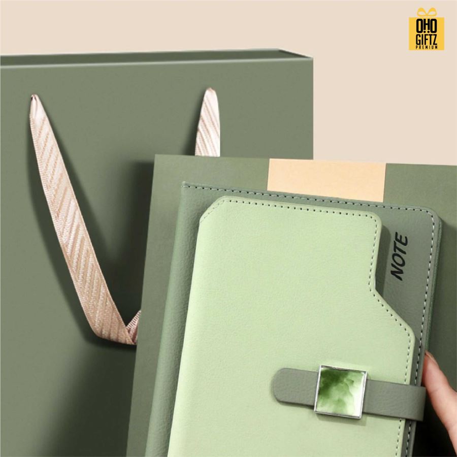 ชุดของขวัญสมุดปากกานักธุรกิจ สกรีนโลโก้ ทำเป็นของพรีเมี่ยม ของชำร่วย