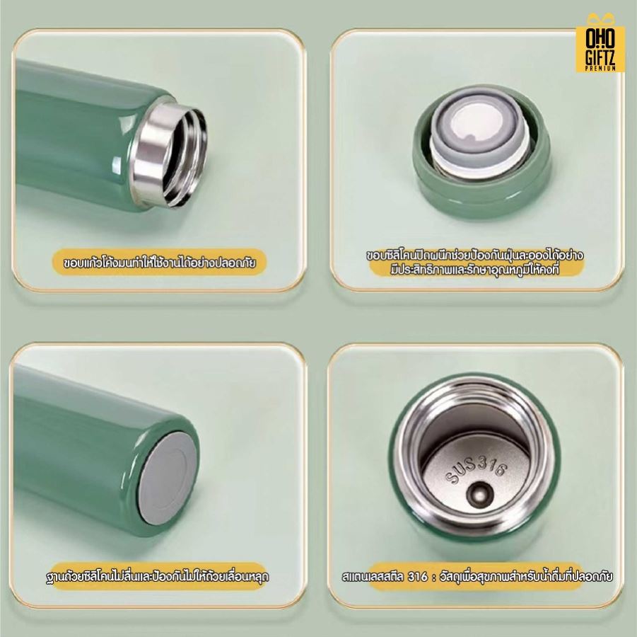 ชุดเซ็ทของขวัญสมุด กระบอก ปากกา สีเขียว สกรีนโลโก้ ทำเป็นของพรีเมี่ยม ของชำร่วย