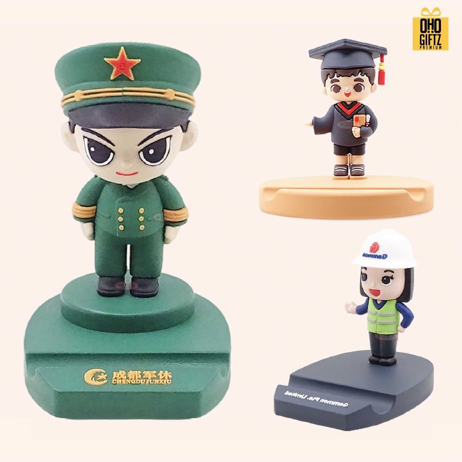 ตุ๊กตาตั้งมือถือ Art toy Soft PVC ดีไซน์ตามต้องการ ออกแบบดีไซน์ได้ตามต้องการ 