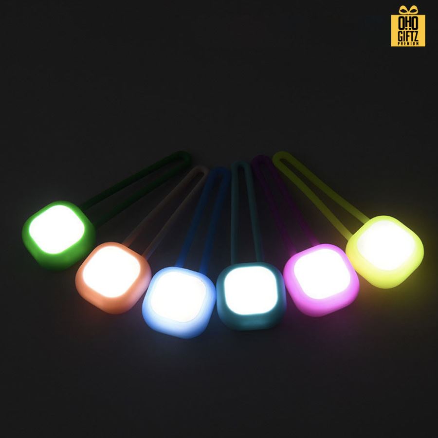 ไฟกระพริบ LED แบบคล้องคอสัตว์ หรือกระเป๋า เพื่อความปลอดภัย สกรีนโลโก้ ทำเป็นของพรีเมี่ยม