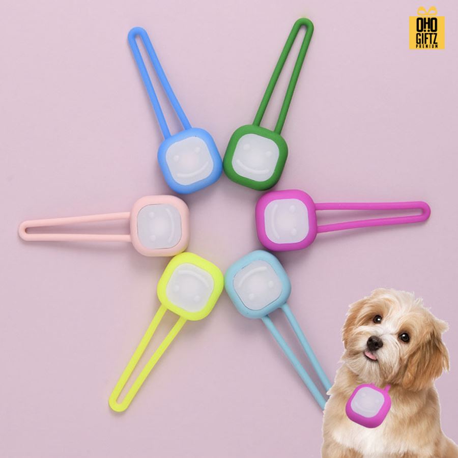 ไฟกระพริบ LED แบบคล้องคอสัตว์ หรือกระเป๋า เพื่อความปลอดภัย สกรีนโลโก้ ทำเป็นของพรีเมี่ยม