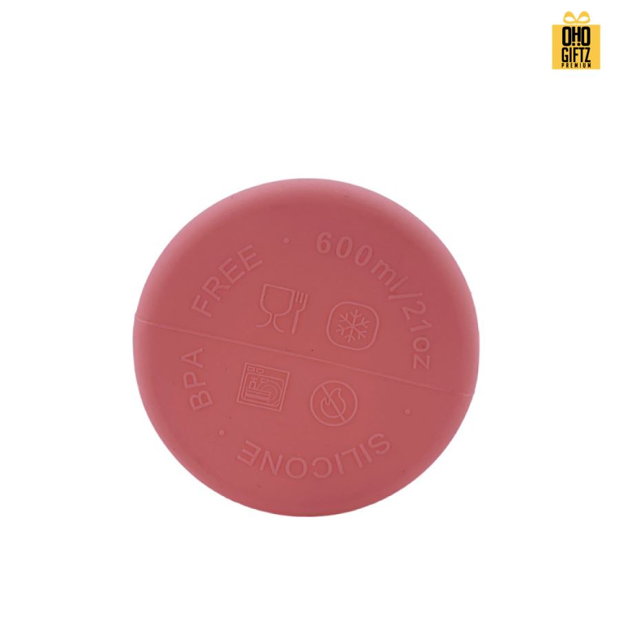 ขวดซิลิโคนพับม้วนได้ สกรีนโลโก้ ทำเป็นของพรีเมี่ยมได้