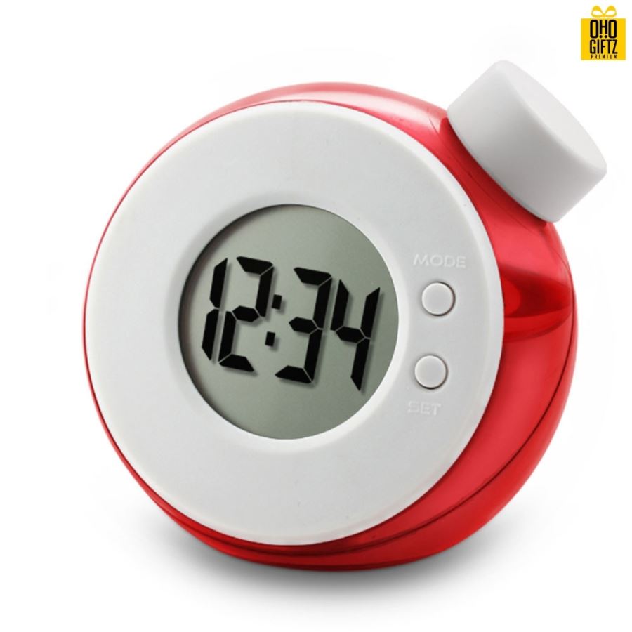 นาฬิกาปลุก พลังงานน้ำ  สกรีนโลโก้ ทำเป็นของพรีเมี่ยมได้