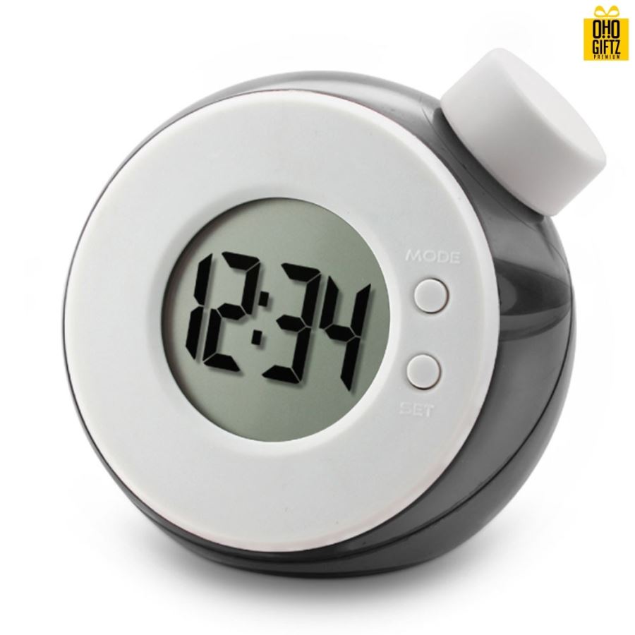 นาฬิกาปลุก พลังงานน้ำ  สกรีนโลโก้ ทำเป็นของพรีเมี่ยมได้