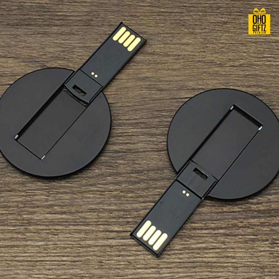 USB ทรงกลมขนาดเล็ก สกรีนโลโก้  ทำเป็นของพรีเมี่ยมได้