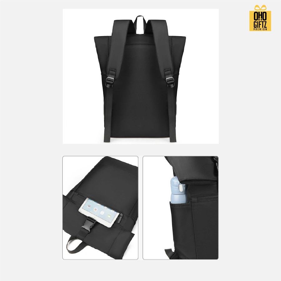 กระเป๋าเป้สะพายหลังกันน้ำ สกรีนโลโก้ ทำเป็นของพรีเมี่ยม