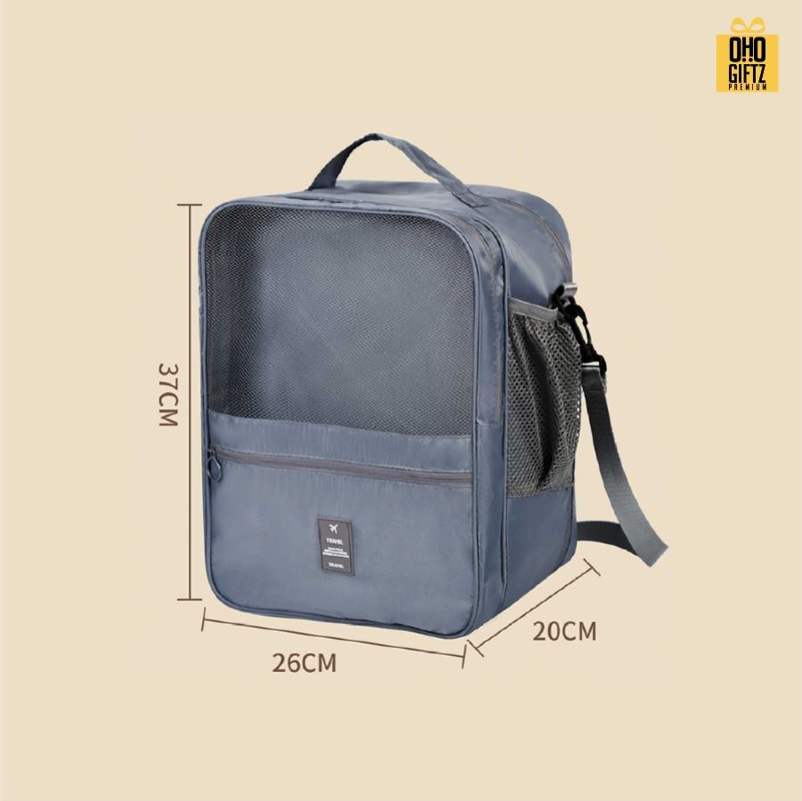 กระเป๋าใส่รองเท้าเสริมเดินทาง สกรีนโลโก้ ทำเป็นของพรีเมี่ยมได้