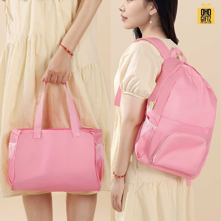 กระเป๋าแปลงร่าง 3in1 สกรีนโลโก้ ทำเป็นของพรีเมี่ยมได้