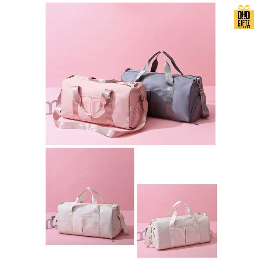 กระเป๋าฟิตเนส สกรีนโลโก้ ทำเป็นของพรีเมี่ยมได้