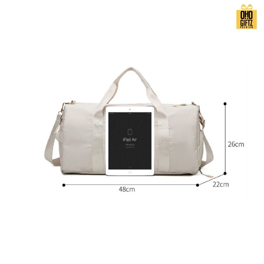 กระเป๋าฟิตเนส สกรีนโลโก้ ทำเป็นของพรีเมี่ยมได้