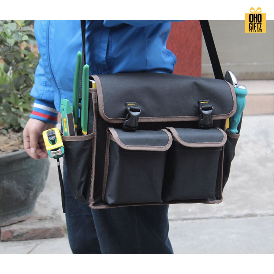 กระเป๋าใส่เครื่องมือช่าง อเนกประสงค์ สกรีนโลโก้ ทำของพรีเมี่ยมได้