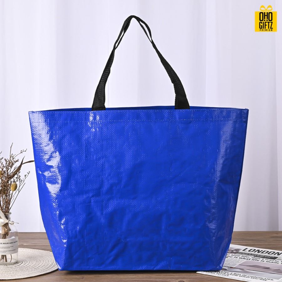 กระเป๋าผ้ากระสอบ PP สกรีนโลโก้ ทำเป็นของพรีเมี่ยมได้