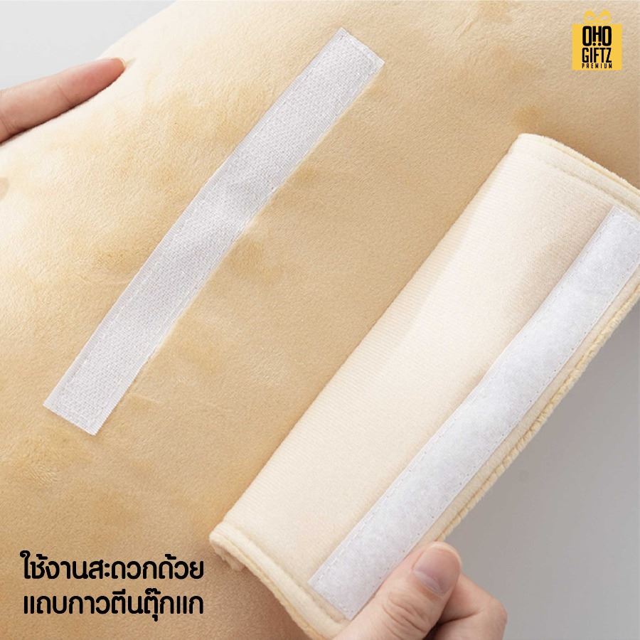 หมอนรองไหล่เข็มขัดนิรภัย สกรีนโลโก้ ทำเป็นของพรีเมี่ยมได้ 