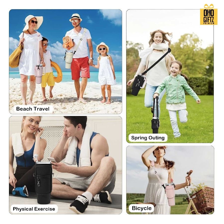 ถุงผ้าใส่กระติกใส่แก้ว 1,200 ml. สกรีนโลโก้ ทำเป็นของพรีเมี่ยม ของชำร่วย ของที่ระลึก