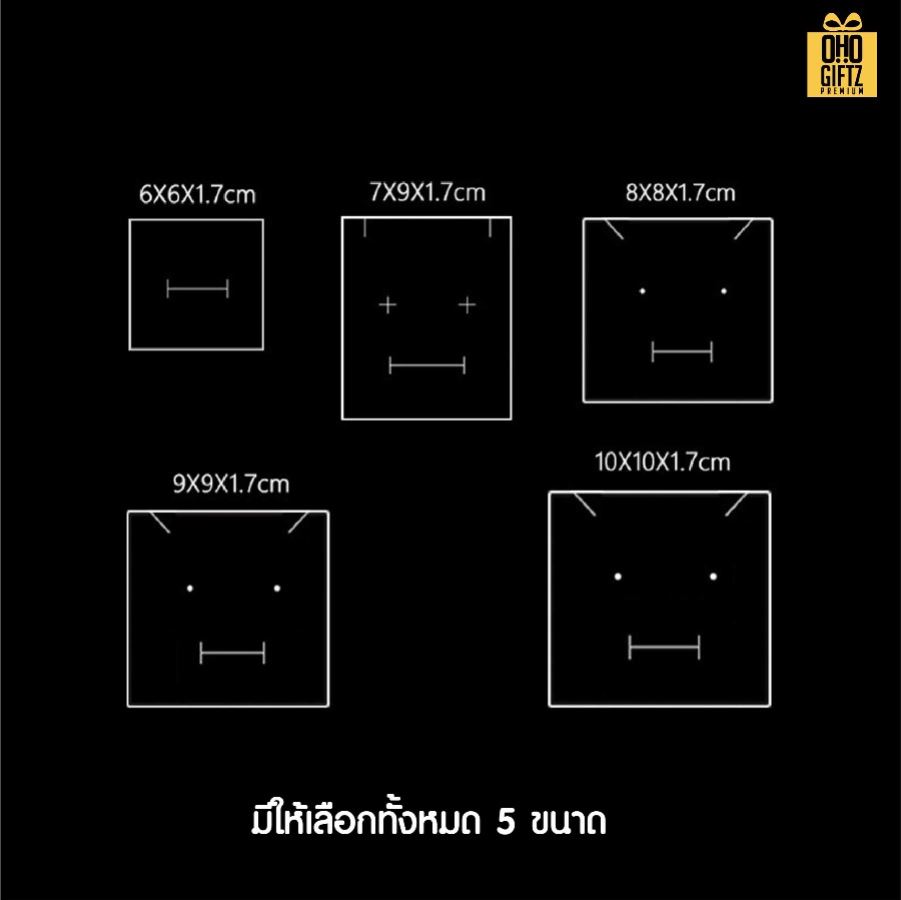 กล่องของขวัญใส่เครื่องประดับ สกรีนโลโก้ สกรีนโลโก้ ทำเป็นของพรีเมี่ยม 