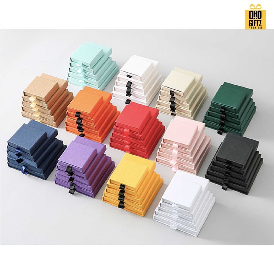 กล่องของขวัญใส่เครื่องประดับ สกรีนโลโก้ สกรีนโลโก้ ทำเป็นของพรีเมี่ยม 