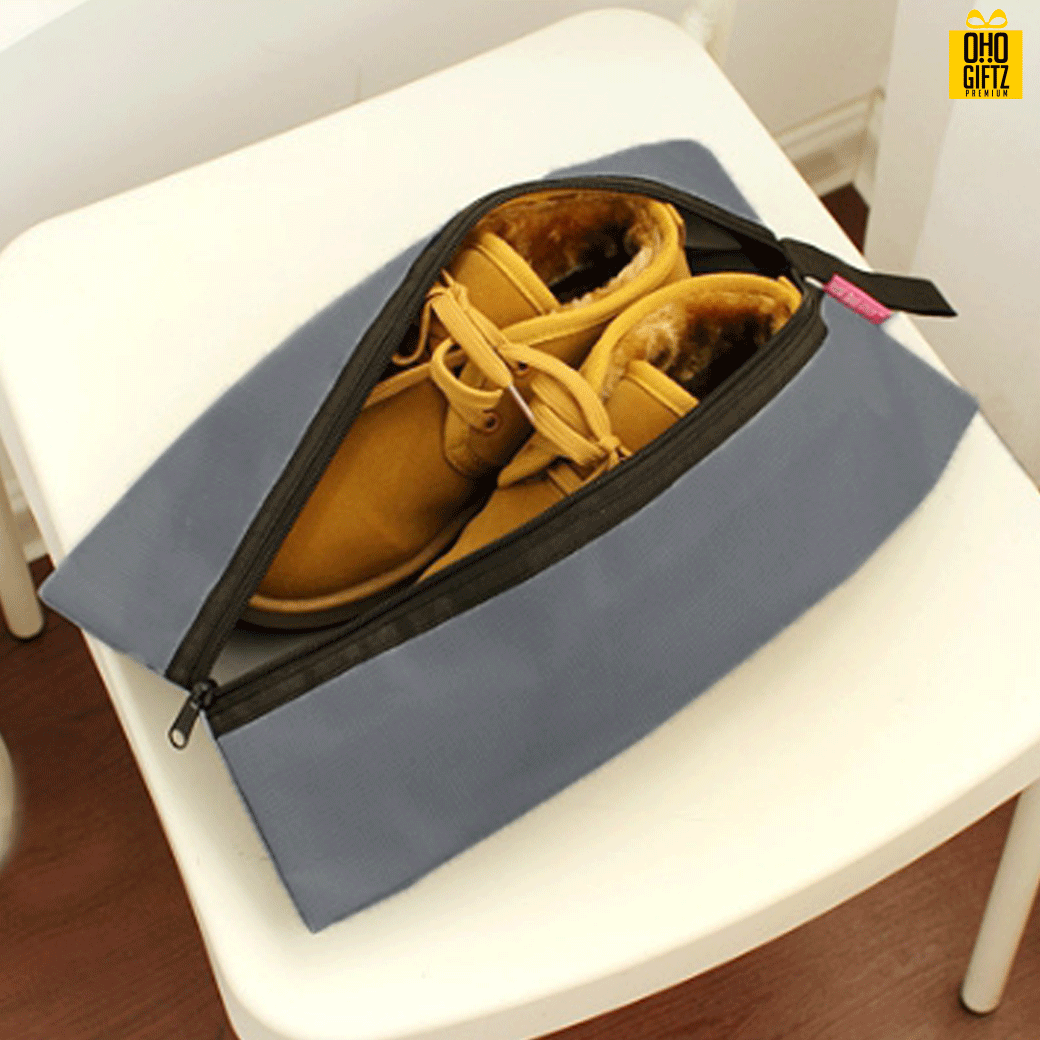 กระเป๋าใส่รองเท้า สกรีนโลโก้ ทำเป็นของพรีเมี่ยม ของขวัญ ของชำร่วย ของที่ระลึก