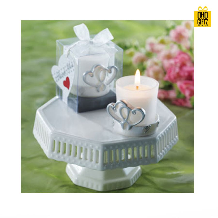 เทียนแต่งงาน  พิมพ์สติกเกอร์ชื่อฟรี ทำเป็นของพรีเมี่ยม ของชำร่วยงานเเต่งงานได้