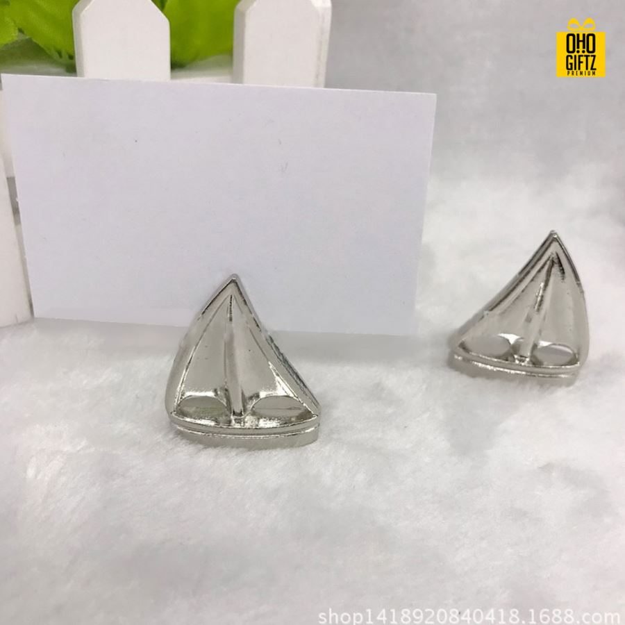 ที่หนีบกระดาษเรือใบ พิมพ์สติกเกอร์ชื่อฟรี ทำเป็นของพรีเมี่ยม ของชำร่วยงานเเต่งงานได้