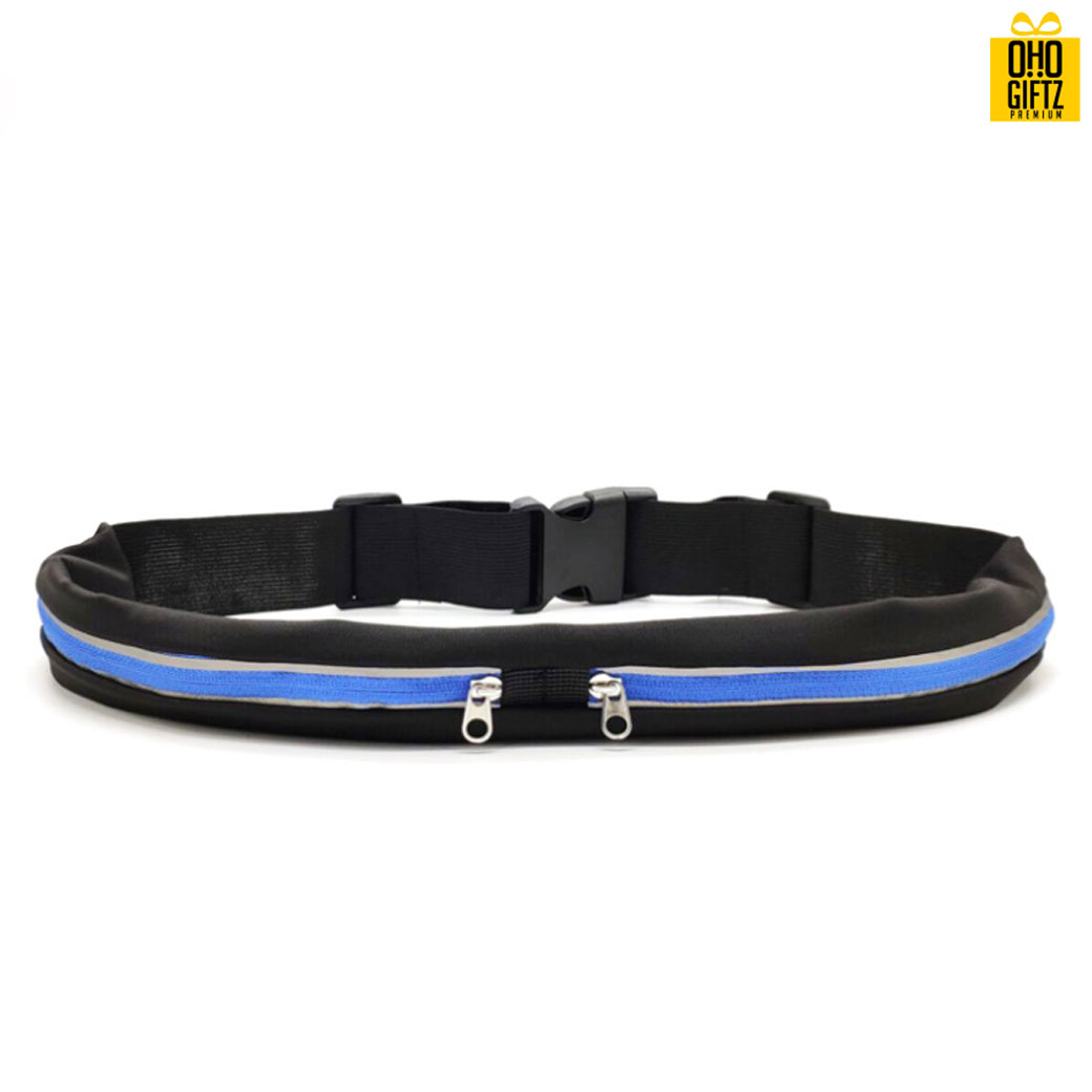 กระเป๋าคาดเอวแถบสะท้อนแสง สกรีนชื่อ สกรีนโลโก้ได้