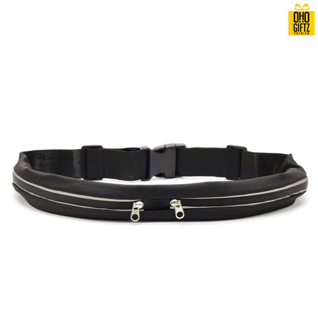 กระเป๋าคาดเอวแถบสะท้อนแสง สกรีนชื่อ สกรีนโลโก้ได้