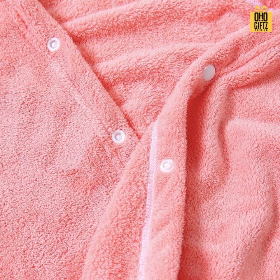 ผ้าห่มมีฮู้ดหัวกระต่าย เพิ่มโลโก้, ติดลาเบล ทำเป็นของพรีเมี่ยมได้