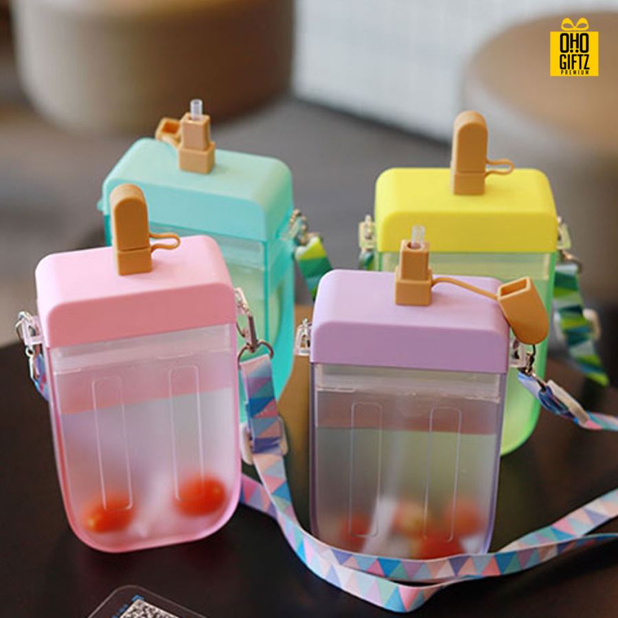 กระติกน้ำรูปไอศครีม สกรีนโลโก้ สกรีนชื่อร้าน ทำเป็นของพรีเมี่ยมได้