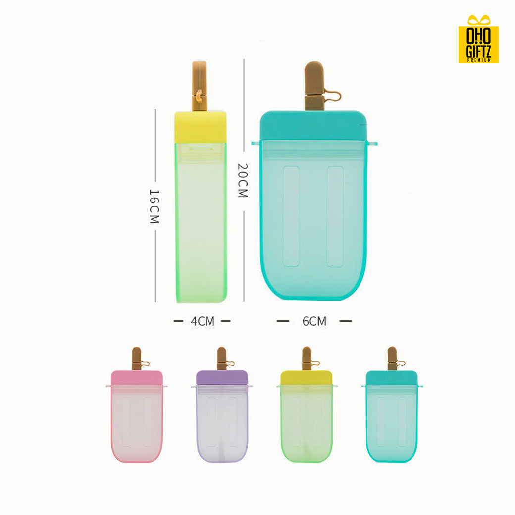 กระติกน้ำรูปไอศครีม สกรีนโลโก้ สกรีนชื่อร้าน ทำเป็นของพรีเมี่ยมได้