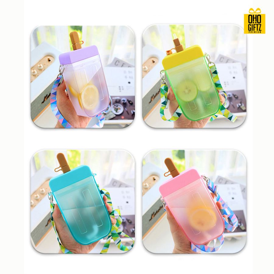 กระติกน้ำรูปไอศครีม สกรีนโลโก้ สกรีนชื่อร้าน ทำเป็นของพรีเมี่ยมได้