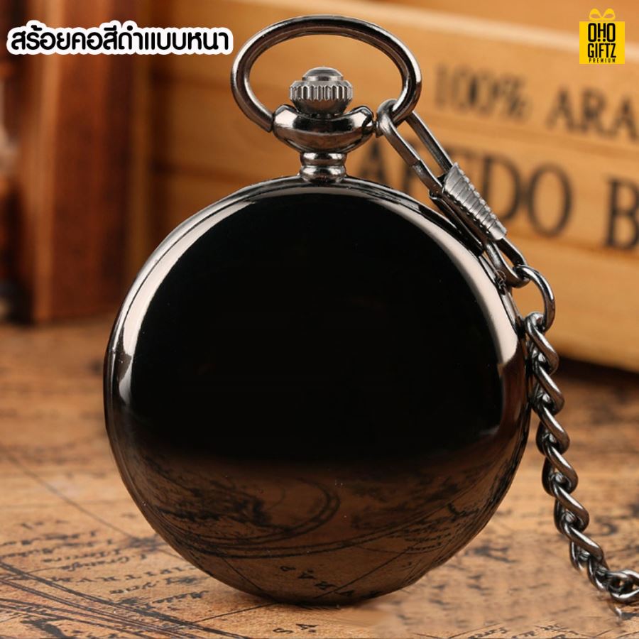 สร้อยคอจี้นาฬิกา ยิงเลเซอร์ชื่อ สกรีนโลโก้  ทำเป็นของพรีเมี่ยมได้