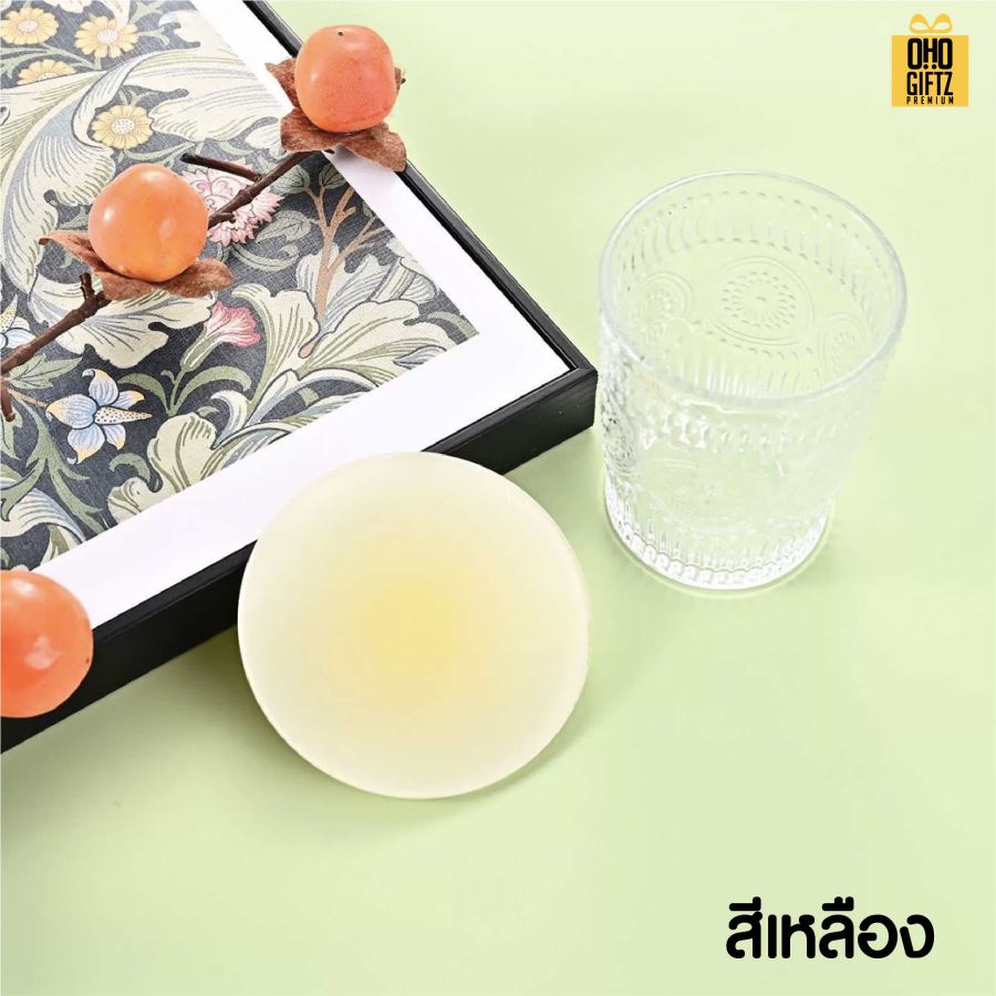 ที่รองแก้วอะคริลิคไล่สี สกรีนโลโก้ได้ พิมพ์ภาพได้