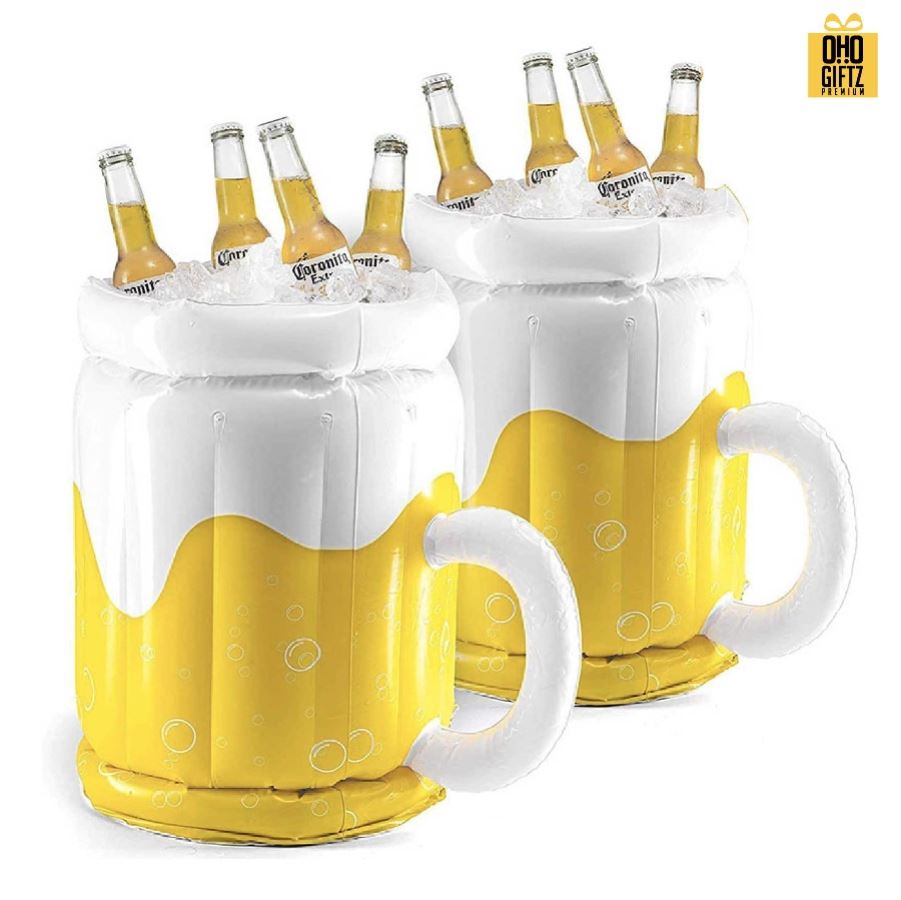 ถังแช่เครื่องดื่มแบบเป่าลม สกรีนชื่อ,โลโก้ ทำเป็นของพรีเมี่ยมได้