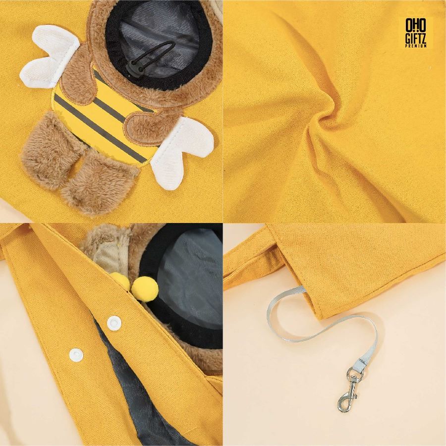 กระเป๋าสะพายใส่สัตว์เลี้ยง สกรีนโลโก้ ทำเป็นของพรีเมี่ยมได้