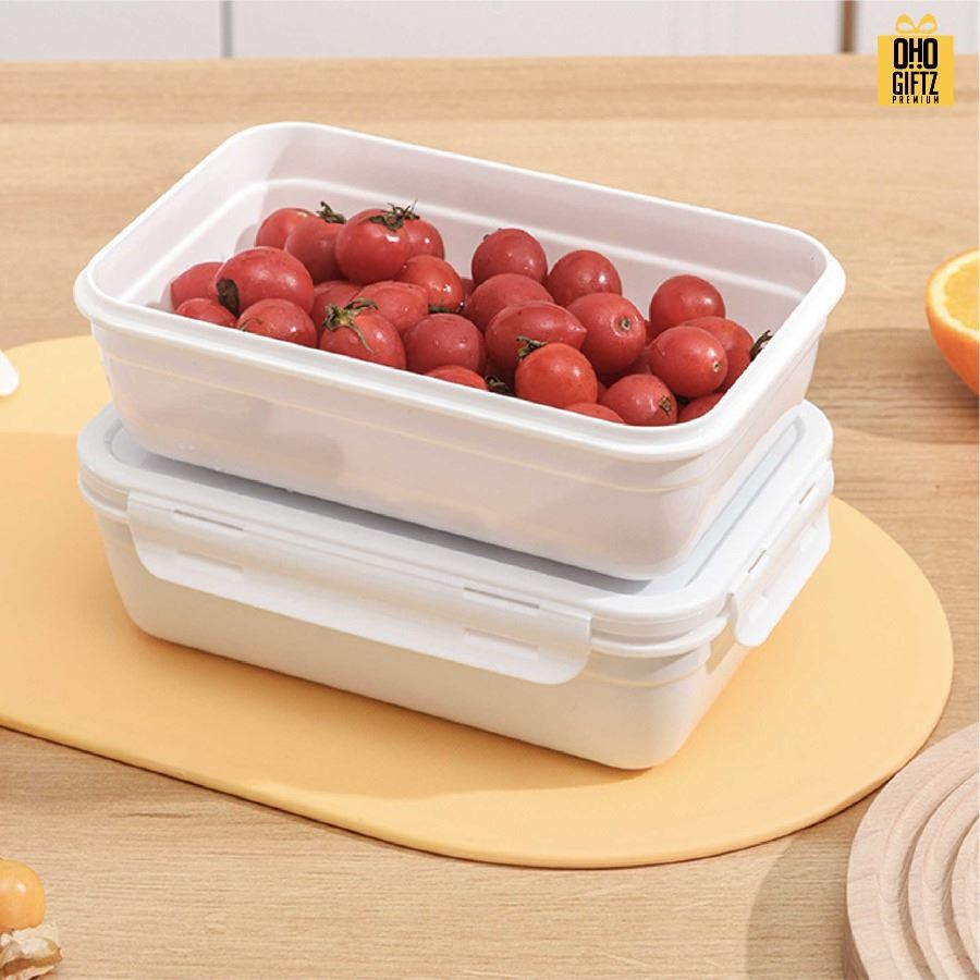 กล่องถนอมอาหาร สกรีนโลโก้ ทำเป็นของพรีเมี่ยมได้