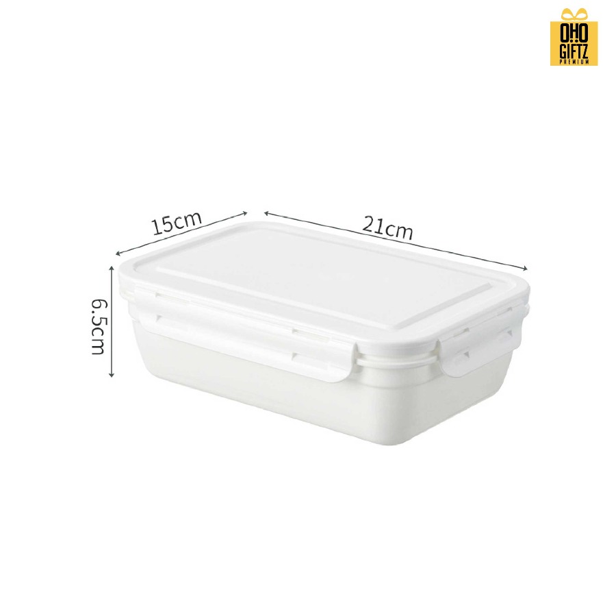 กล่องถนอมอาหาร สกรีนโลโก้ ทำเป็นของพรีเมี่ยมได้