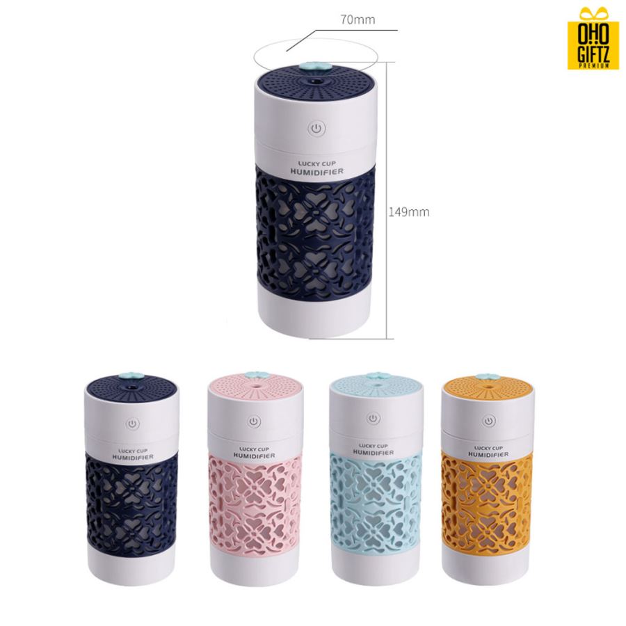 เครื่องทำความชื้นลายฉลุพร้อมไฟในตัว สกรีนโลโก้ ทำเป็นของพรีเมี่ยม