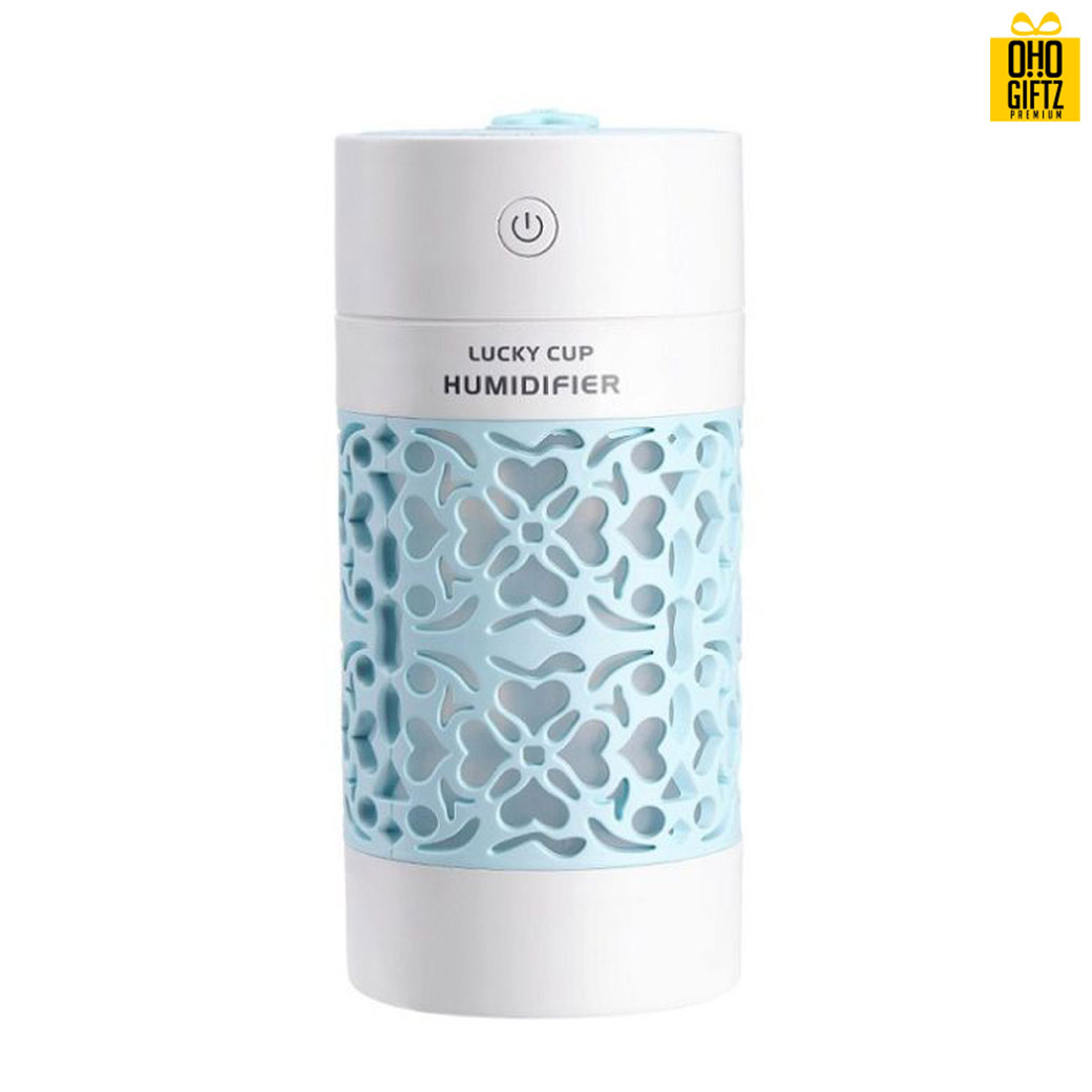 เครื่องทำความชื้นลายฉลุพร้อมไฟในตัว สกรีนโลโก้ ทำเป็นของพรีเมี่ยม