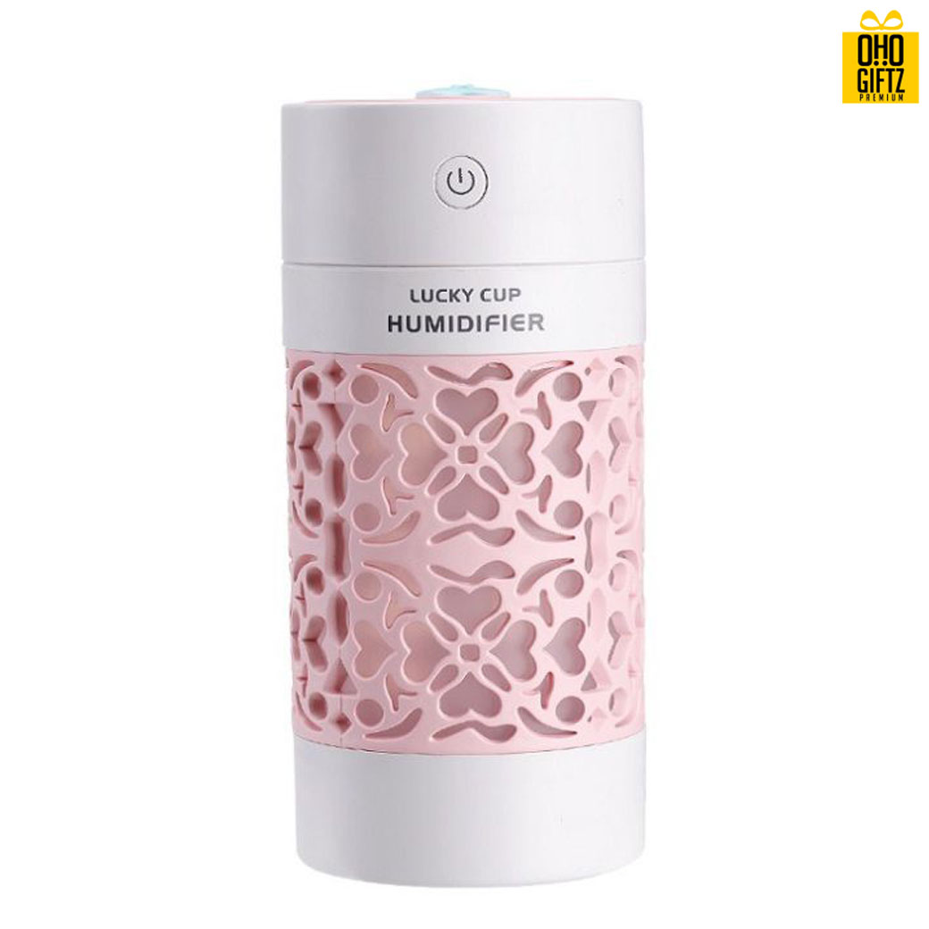 เครื่องทำความชื้นลายฉลุพร้อมไฟในตัว สกรีนโลโก้ ทำเป็นของพรีเมี่ยม