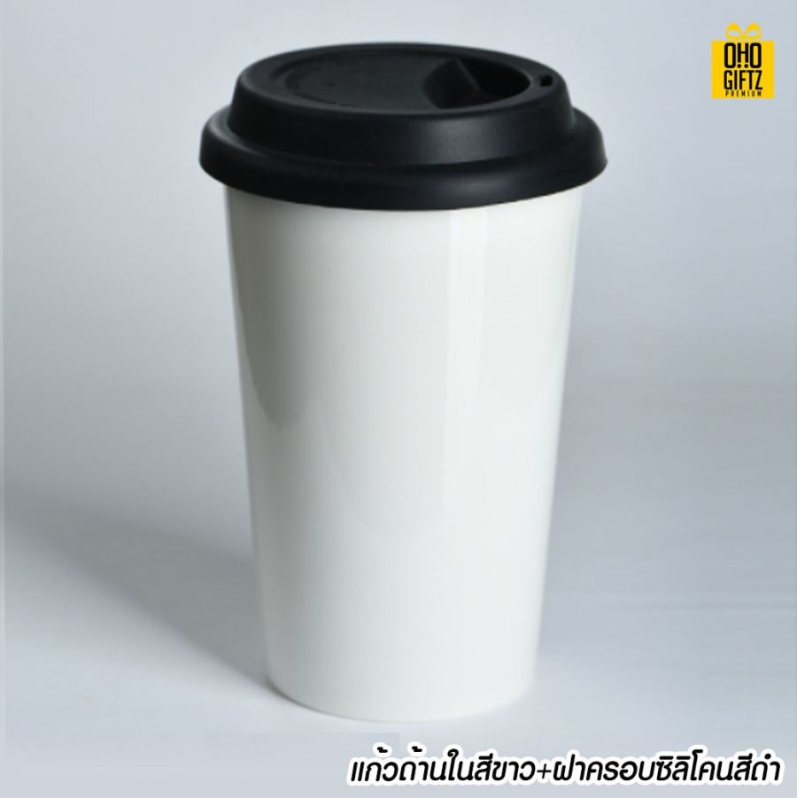 แก้วเซรามิก สกรีนชื่อ สกรีนโลโก้  ทำเป็นของพรีเมี่ยมได้