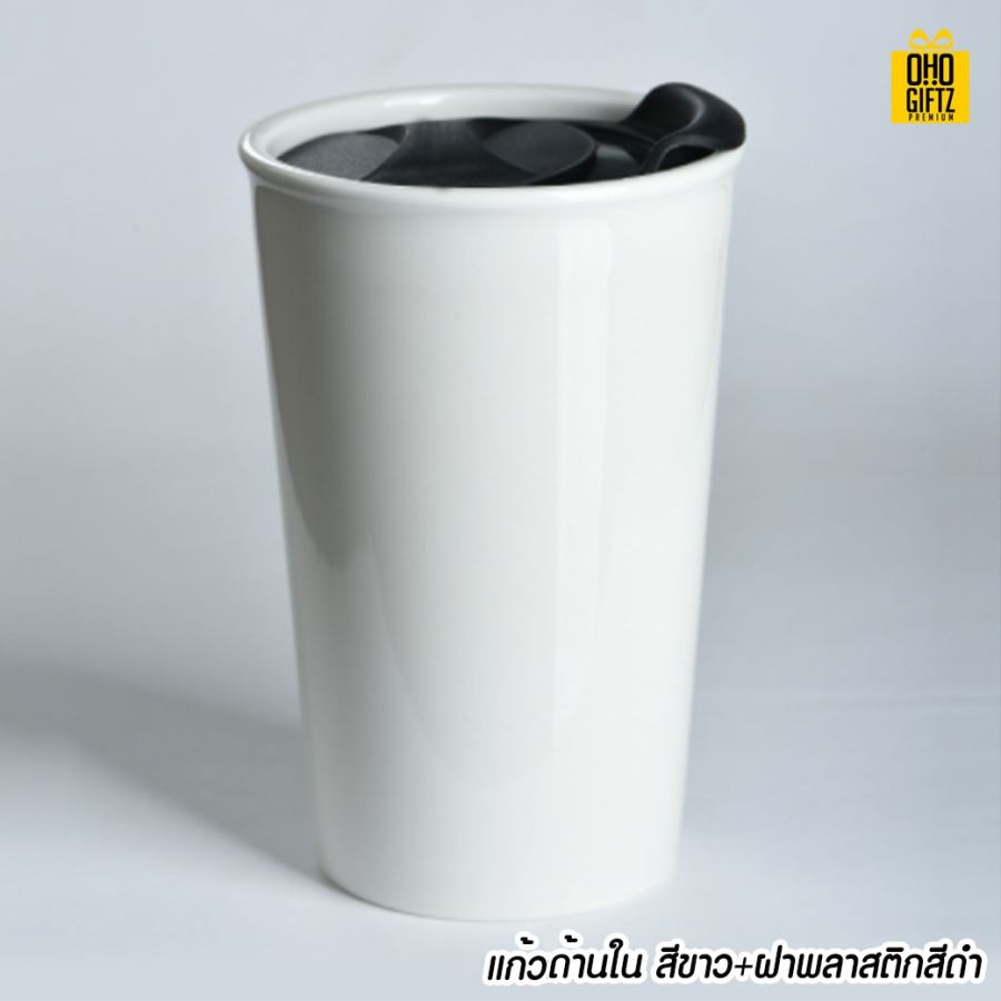 แก้วเซรามิก สกรีนชื่อ สกรีนโลโก้  ทำเป็นของพรีเมี่ยมได้