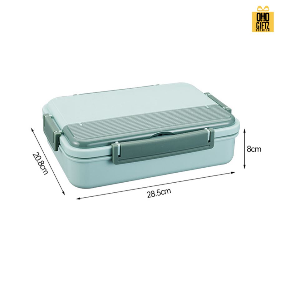 กล่องข้าวสแตนเลสวางมือถือได้ สกรีนโลโก้  ทำเป็นของพรีเมี่ยมได้