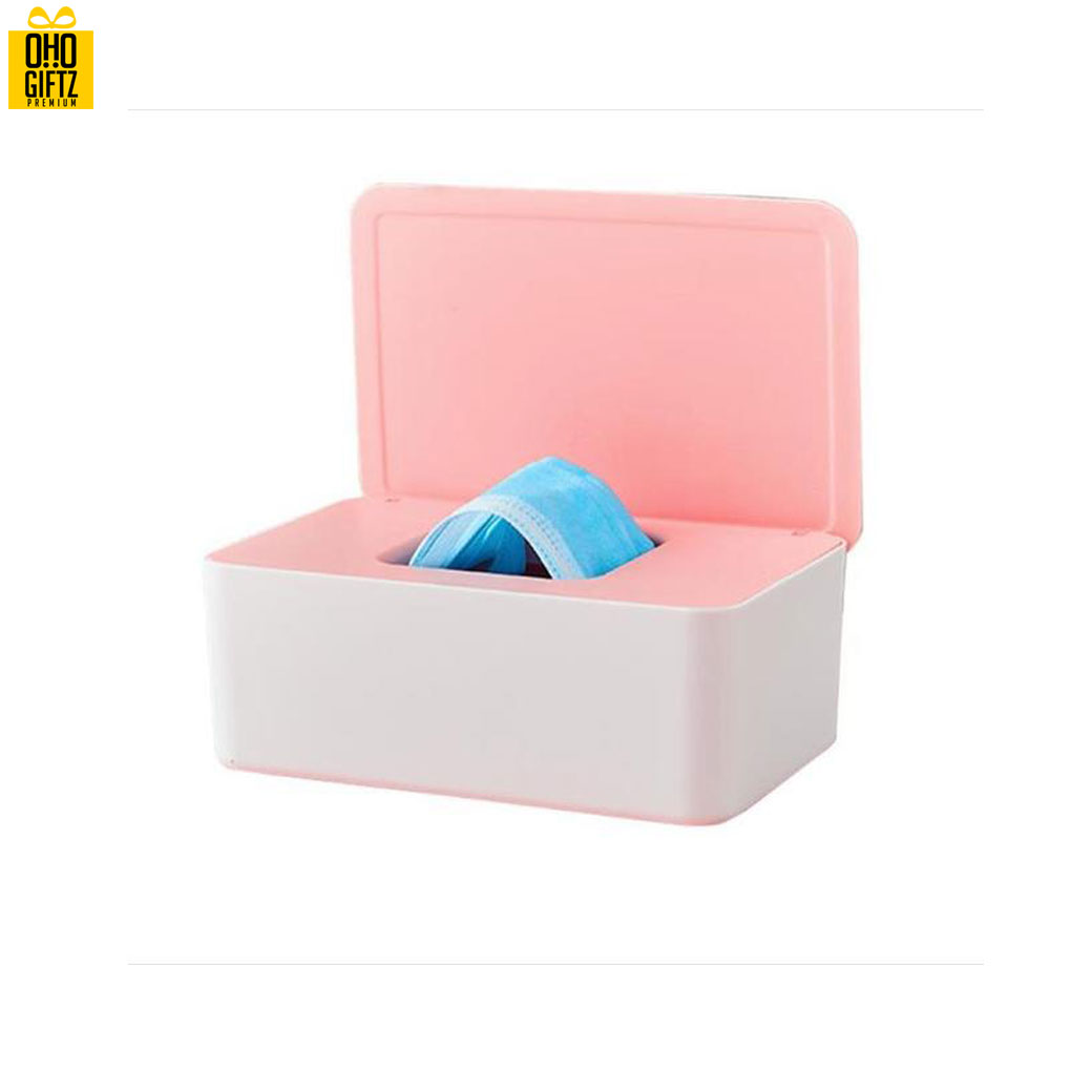 กล่องเก็บหน้ากากอนามัย สกรีนชื่อ  สกรีนโลโก้ ทำเป็นของพรีเมี่ยมได้ 