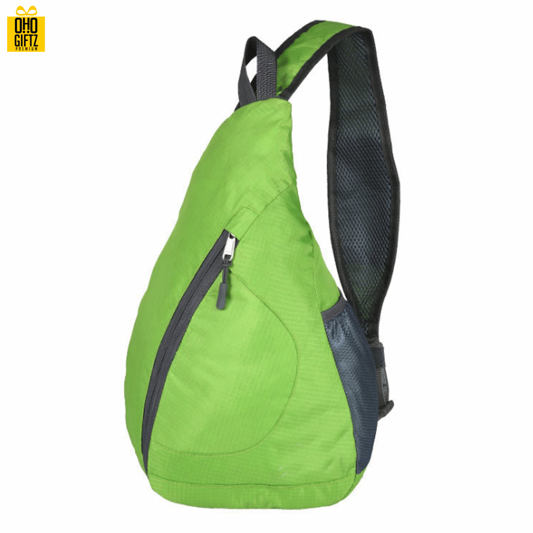 กระเป๋าคาดอกพับเก็บได้ สกรีนโลโก้ ทำเป็นสินค้าพรีเมี่ยม ของที่ระลึก ของชำร่วย