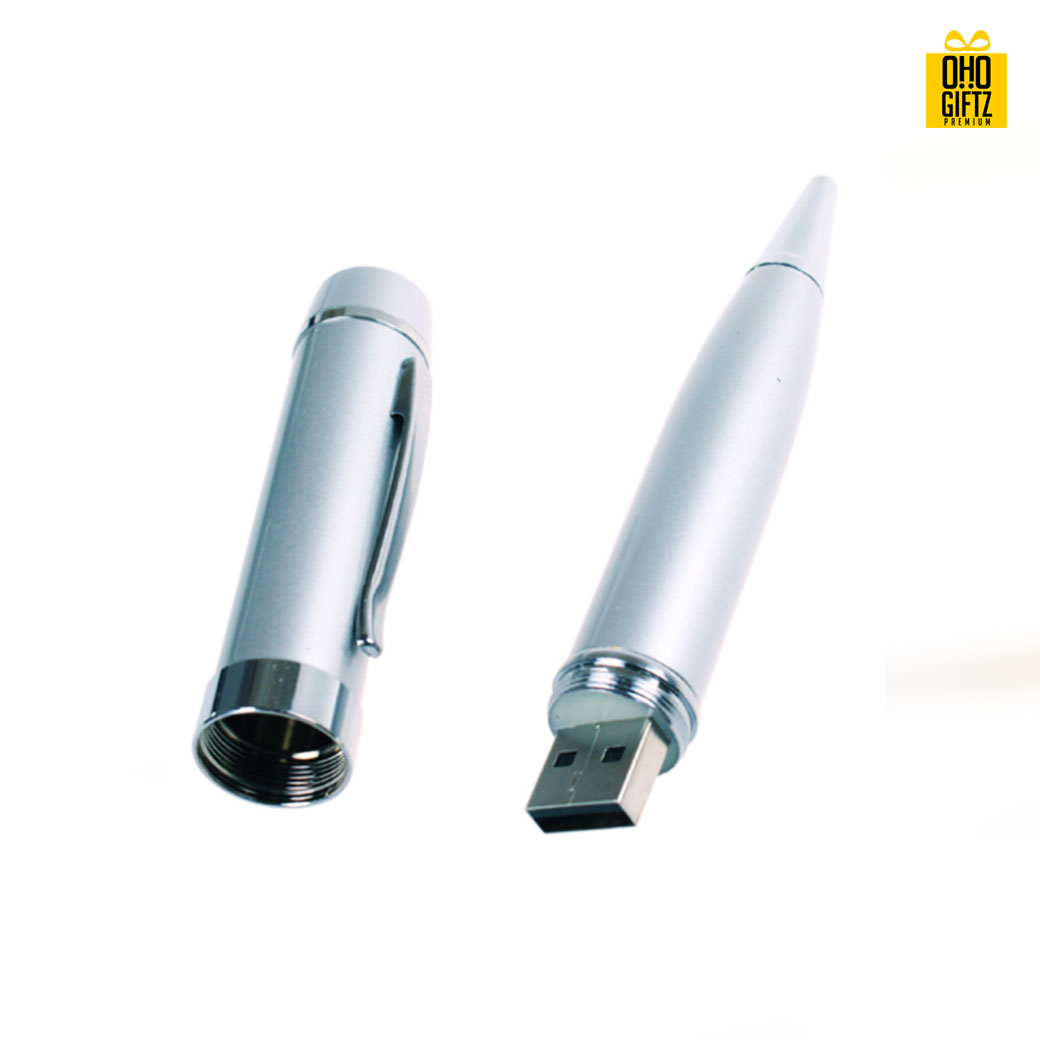 ชุดของขวัญปากกา USB สกรีนโลโก้  ทำเป็นของพรีเมี่ยมได้