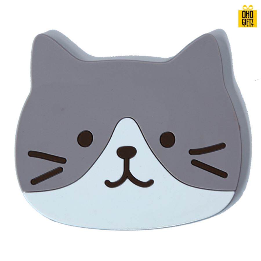 เเผ่นรองแก้วน้องแมวกันลื่น สกรีนชื่อ, โลโก้, พิมพ์ภาพได้