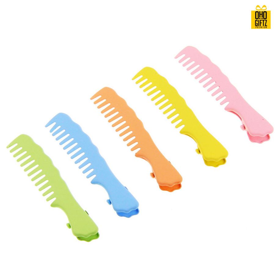 กิ๊ฟหนีบผมทรงหวีเล็ก สกรีนชื่อ สกรีนโลโก้  ทำเป็นของพรีเมี่ยมได้