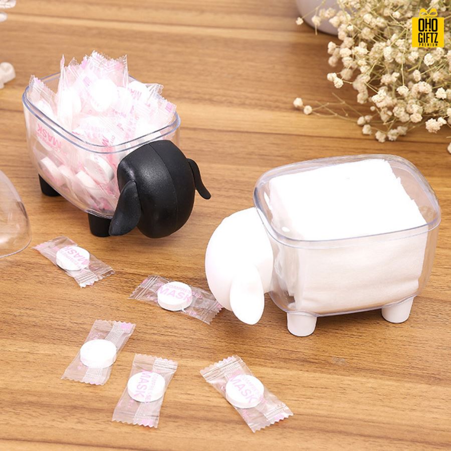 กล่องแกะน้อยเก็บของขนาดเล็ก กรีนโลโก้ ทำเป็นของพรีเมี่ยม 