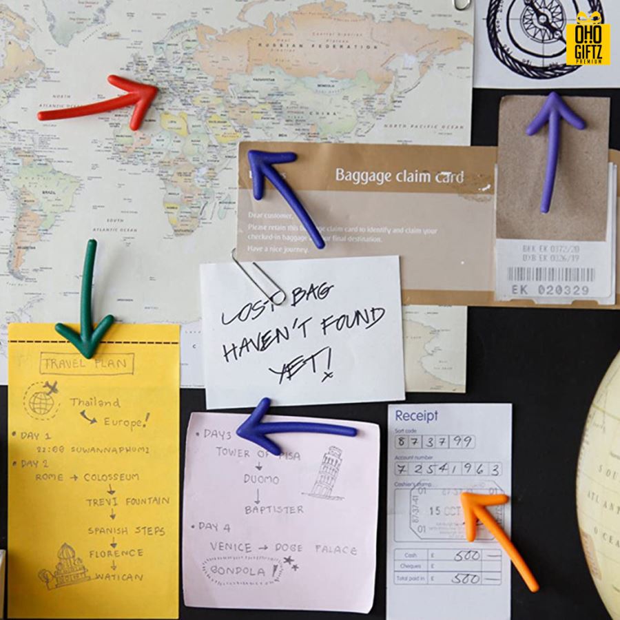 แม่เหล็กติดตู้เย็นArrowเซ็ต6ชิ้น สกรีนชื่อ,โลโก้ได้ ทำเป็นของพรีเมี่ยม ของชำร่วย